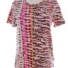 Rozmiar 1 (36) Kolor Różowy Crew Neck T-Shirt Krótki rękaw
