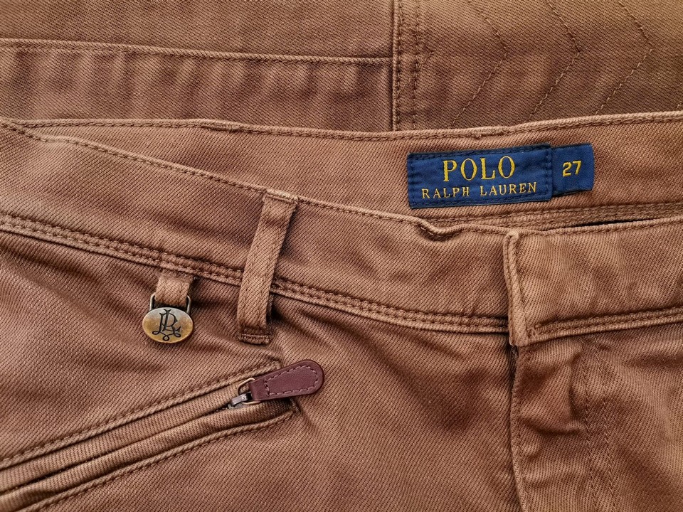 IMG_20211115_120924.jpg Polo Ralph Lauren Rozmiar 27 Kolor Brązowy Spodnie Jeansy Materiał Bawełna