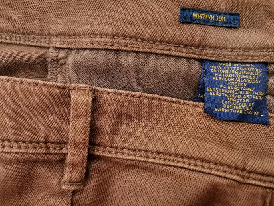 IMG_20211115_120957.jpg Polo Ralph Lauren Rozmiar 27 Kolor Brązowy Spodnie Jeansy Materiał Bawełna