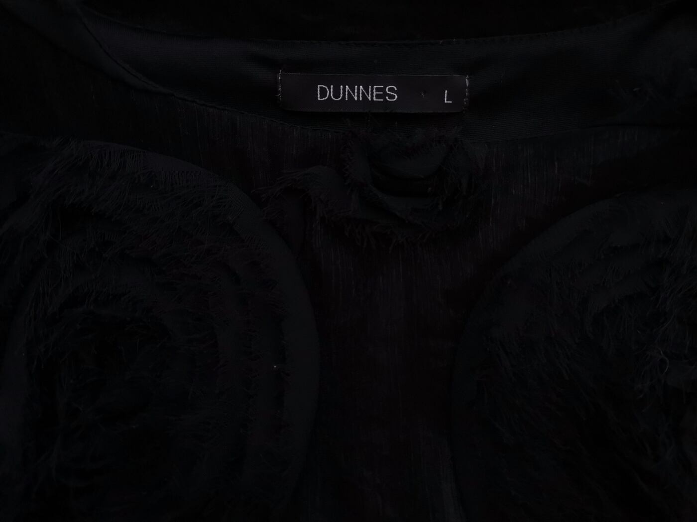 Dunnes Rozmiar L Kolor Czarny Kwadratowy dekolt Sukienka Mini Bezrękawnik Krótka Dunnes Rozmiar L Kolor Czarny Kwadratowy dekolt Sukienka Mini Bezrękawnik Krótka