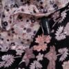 Vero moda Rozmiar M Kolor Czarny Okrągły dekolt Sukienka Mini Rękaw 3/4 Krótka Materiał Bawełna 100%