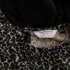Dorothy perkins Rozmiar 6 (38) Kolor Czarny Panterka Okrągły dekolt Sukienka Sheath Krótki rękaw Midi