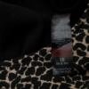 Dorothy perkins Rozmiar 6 (38) Kolor Czarny Panterka Okrągły dekolt Sukienka Sheath Krótki rękaw Midi
