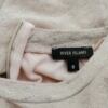 River island Rozmiar 8 (34) Kolor Kremowy Crew Neck Sukienka Sweterkowa Krótki rękaw Do Kolan Materiał Wiskoza