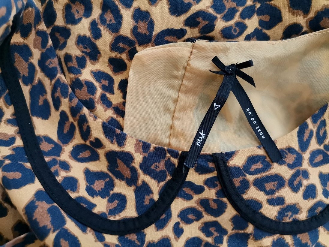 Next Rozmiar 12years/152cm (XS/S) Kolor Żółty Panterka Okrągły dekolt Sukienka A-Line Bezrękawnik Do Kolan Materiał Bawełna 100% Next Rozmiar 12years/152cm (XS/S) Kolor Żółty Panterka Okrągły dekolt Sukienka A-Line Bezrękawnik Do Kolan Materiał Bawełna 100%