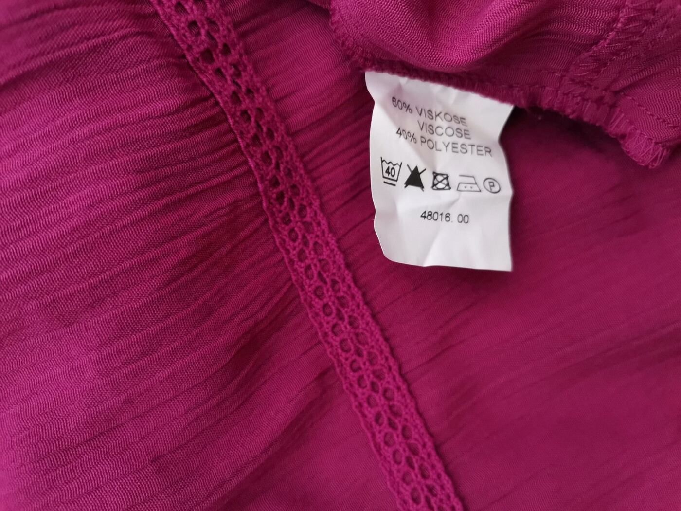 Vintage Rozmiar 27 (54/56) Kolor Fuksja Dekolt Serce Sukienka Maxi Bezrękawnik Długa Materiał Wiskoza