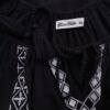 Miss Milla Rozmiar XS Kolor Czarny Keyhole Crew Neck Bluzka Krótki rękaw Materiał Bawełna 100%
