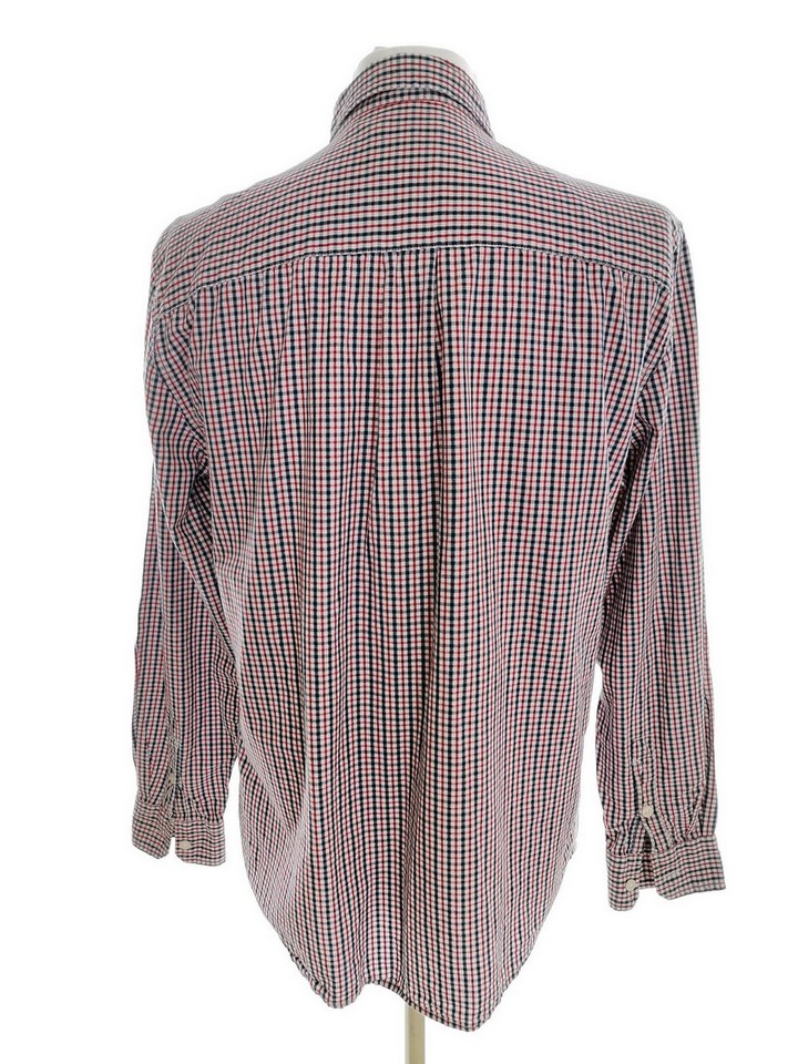 IMG_20211119_105220.jpg Wrangler Rozmiar XL Kolor Czerwony Krata Kołnierz Męska Koszula Casual Długi rękaw Materiał Bawełna 100%