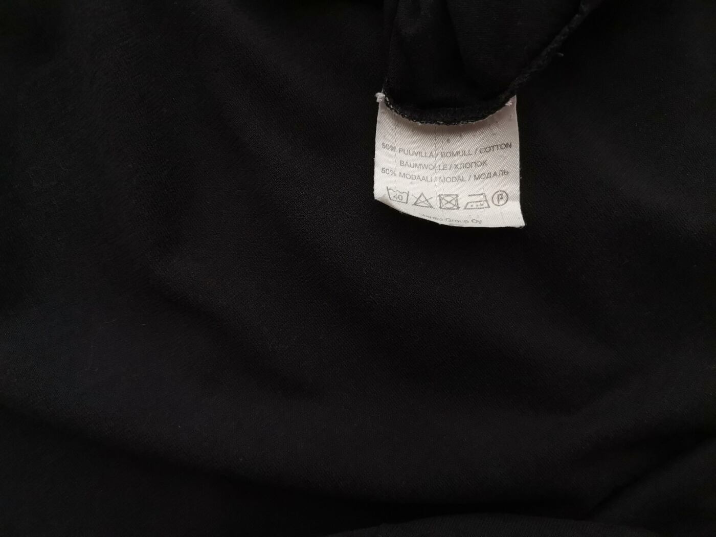 NANSO Rozmiar XXL Kolor Czarny W łódkę Sukienka Sweterkowa Krótki rękaw Do Kolan Materiał Modal NANSO Rozmiar XXL Kolor Czarny W łódkę Sukienka Sweterkowa Krótki rękaw Do Kolan Materiał Modal