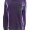 Ted Baker Rozmiar 2 (38) Kolor Fioletowy Crew Neck Bluzka Długi rękaw Materiał Bawełna 100%