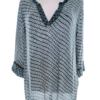 Cecil Rozmiar M Kolor Szmaragdowy Split Crew Neck Bluzka Rękaw 3/4 Materiał Wiskoza 100%