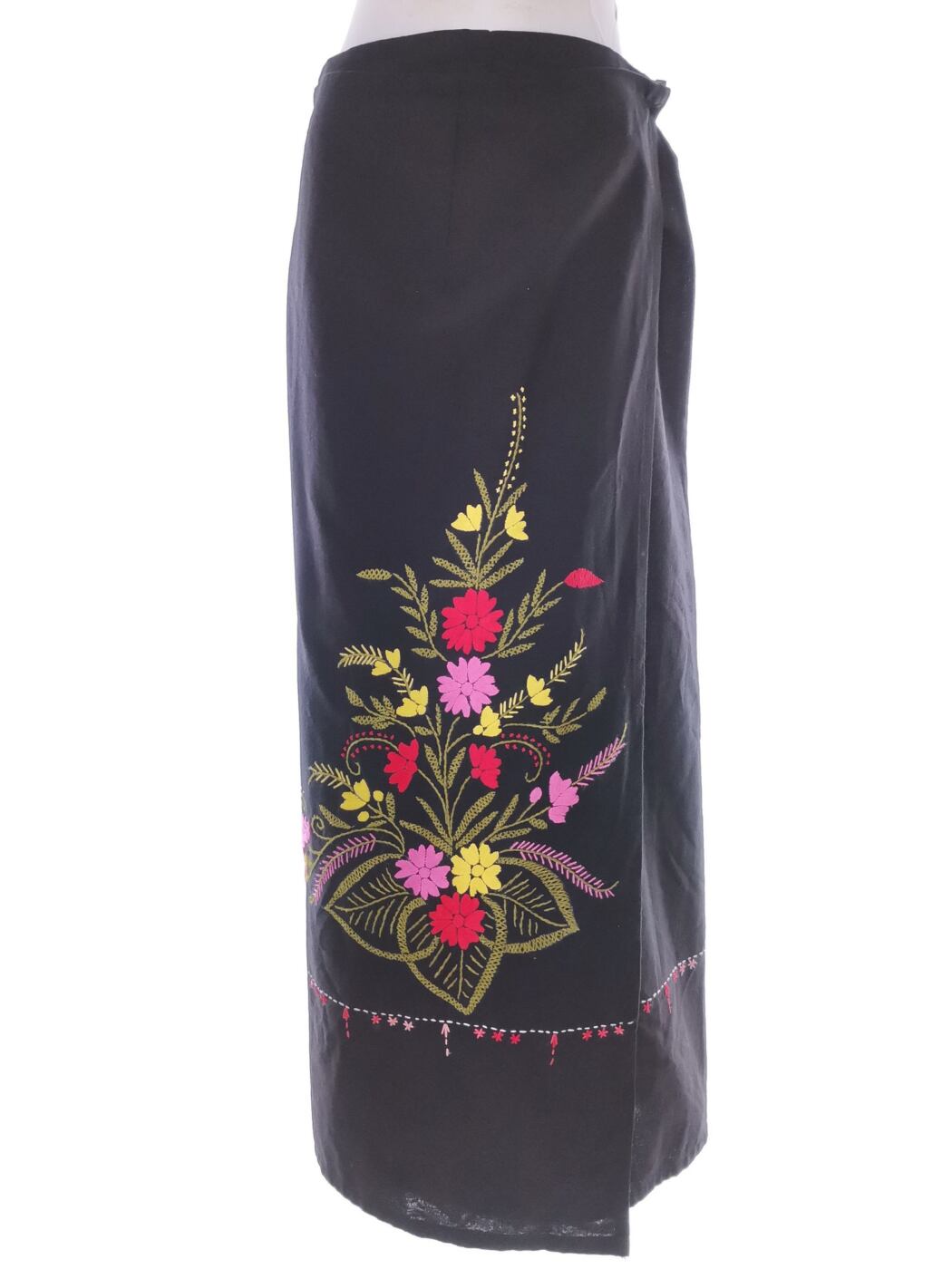 Vintage Rozmiar 34/36 Kolor Czarny Spódnica Maxi Długa