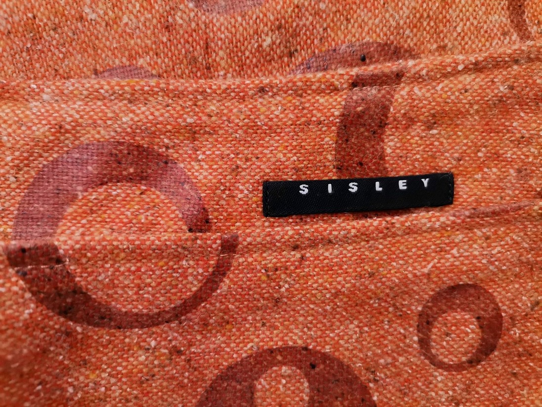 IMG_20211124_135746.jpg Sisley Rozmiar 46 Kolor Pomarańczowy Spódnica Prosta i Ołówkowa Midi Materiał Wełna