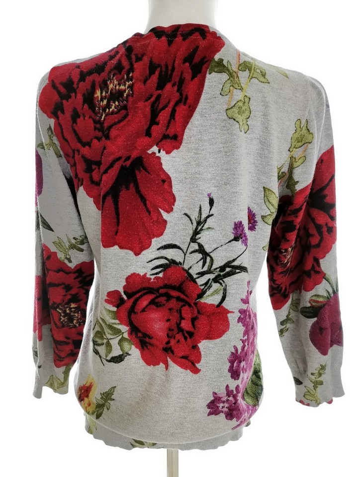 IMG_20211126_142232.jpg Micha Rozmiar M Kolor Szary Crew Neck Sweter Rękaw 3/4 Materiał Wiskoza Cienka dzianina