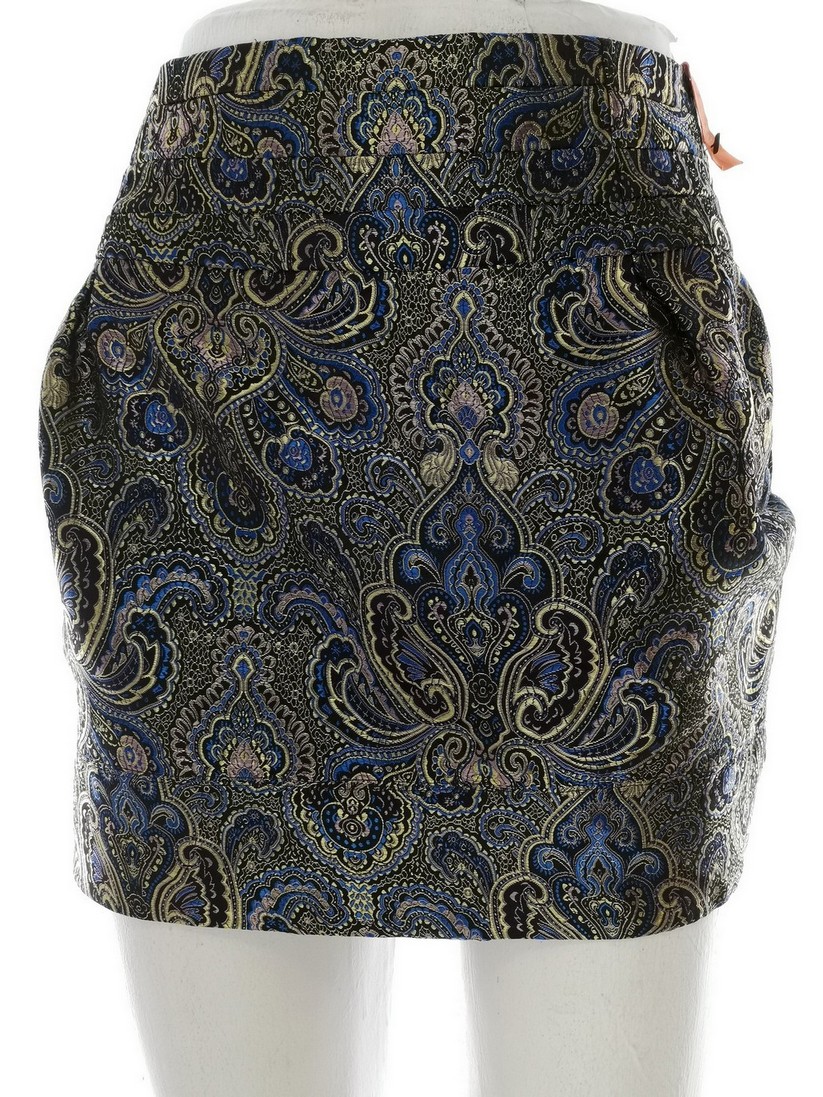 River island Rozmiar 12 (38) Kolor Niebieski Spódnica Mini Krótka