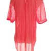 River island Rozmiar 12 (38) Kolor Różowy Okrągły dekolt Bluzka Krótki rękaw