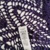 Dunnes Rozmiar 10/12 (38/40) Kolor Fioletowy W serek Bolerko Kardigan Rękaw 3/4 Materiał Wiskoza 100% Otwarta dzianina