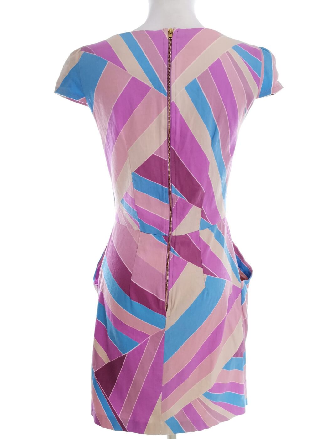 Closet Rozmiar 12 (40) Kolor Różowy Okrągły dekolt Sukienka Sheath Krótki rękaw Do Kolan Materiał Bawełna Closet Rozmiar 12 (40) Kolor Różowy Okrągły dekolt Sukienka Sheath Krótki rękaw Do Kolan Materiał Bawełna