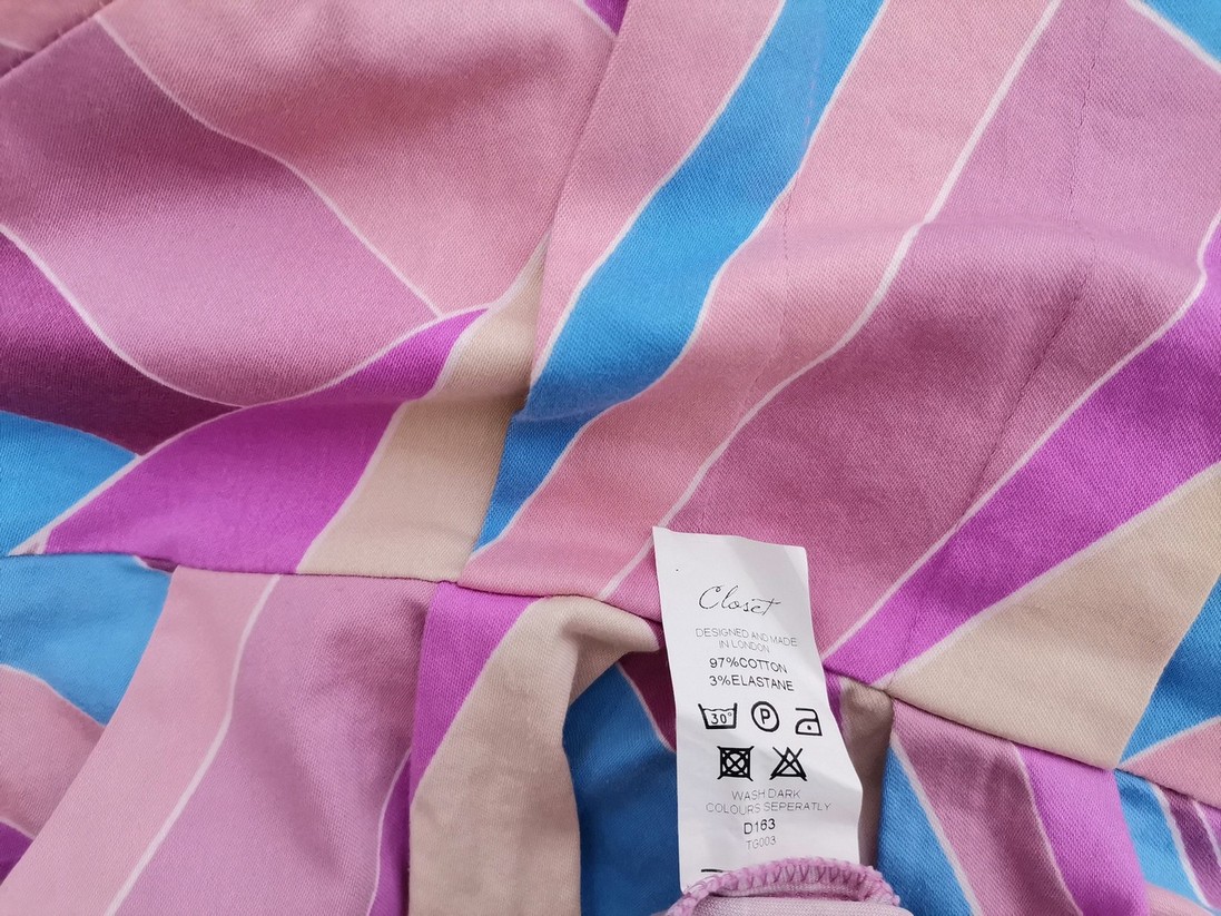 Closet Rozmiar 12 (40) Kolor Różowy Okrągły dekolt Sukienka Sheath Krótki rękaw Do Kolan Materiał Bawełna Closet Rozmiar 12 (40) Kolor Różowy Okrągły dekolt Sukienka Sheath Krótki rękaw Do Kolan Materiał Bawełna