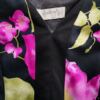 Gallery Rozmiar 14 (42) Kolor Czarny Split Crew Neck Sukienka A-Line Bezrękawnik Midi Materiał Bawełna
