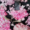 H&m Rozmiar XS Kolor Czarny W serek Sukienka Maxi Rękaw 3/4 Długa Materiał Wiskoza 100%