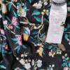 Oasis Rozmiar XS Kolor Czarny Pół golf Sukienka Sheath Rękaw 3/4 Midi Materiał Wiskoza