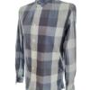 Jack & jones Rozmiar L Kolor Niebieski Krata Kołnierz Męska Koszula Casual Długi rękaw Materiał Bawełna 100%