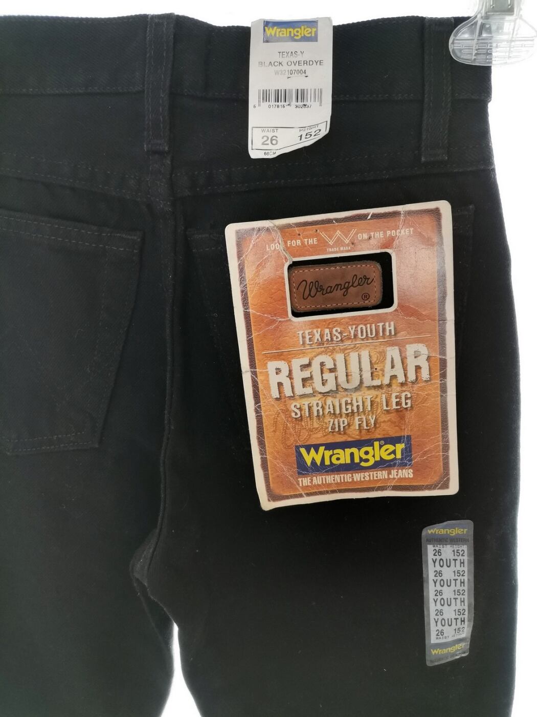 IMG_20211201_135951.jpg Wrangler Rozmiar 26 Kolor Czarny Spodnie Jeansy Materiał Bawełna 100%