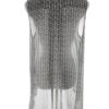 H&m Rozmiar 40 Kolor Szary W serek Bluzka Popover Guziki Bezrękawnik