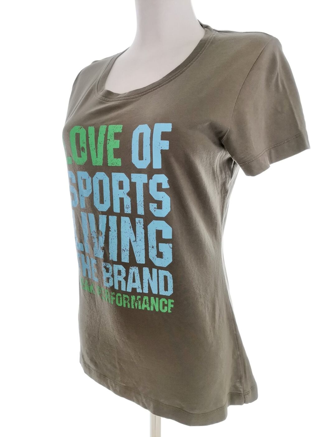 IMG_20211202_110447.jpg Peak performance Rozmiar M Kolor Khaki Okrągły dekolt T-Shirt Krótki rękaw