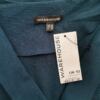 Warehouse Rozmiar 10 (36) Kolor Niebieski W serek Sukienka Sheath Rękaw 3/4 Midi Materiał Wiskoza 100%