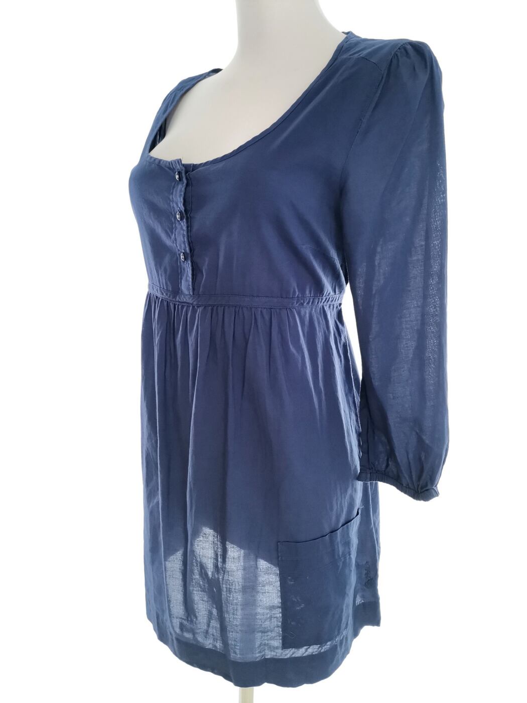 Esprit Rozmiar 38 Kolor Granatowy Okrągły dekolt Tunika Popover Bluzka Rękaw 3/4 Materiał Bawełna 100% Esprit Rozmiar 38 Kolor Granatowy Okrągły dekolt Tunika Popover Bluzka Rękaw 3/4 Materiał Bawełna 100%