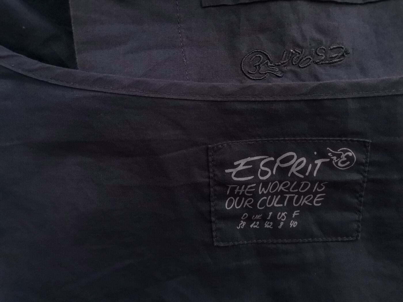 Esprit Rozmiar 38 Kolor Granatowy Okrągły dekolt Tunika Popover Bluzka Rękaw 3/4 Materiał Bawełna 100% Esprit Rozmiar 38 Kolor Granatowy Okrągły dekolt Tunika Popover Bluzka Rękaw 3/4 Materiał Bawełna 100%