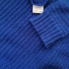 Carla F Rozmiar M Kolor Niebieski Crew Neck Tunika Bluzka Dzianina Długi rękaw Materiał Bawełna