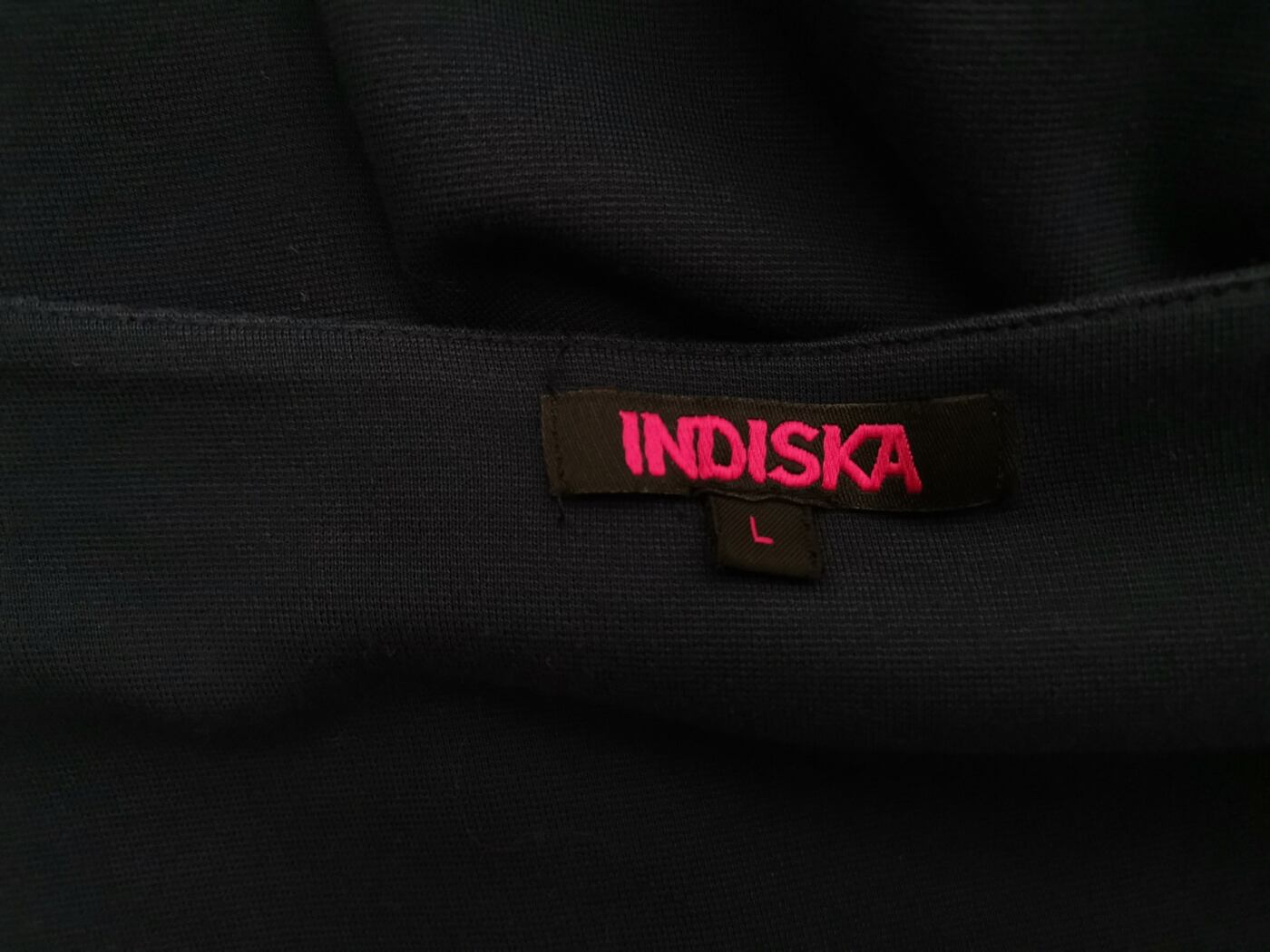 Indiska Rozmiar L Kolor Granatowy Okrągły dekolt Sukienka Prostokątna Rękaw 3/4 Do Kolan Materiał Bawełna Indiska Rozmiar L Kolor Granatowy Okrągły dekolt Sukienka Prostokątna Rękaw 3/4 Do Kolan Materiał Bawełna
