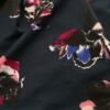 Kaffe Rozmiar 38/40 Kolor Granatowy W serek Sukienka Sheath Krótki rękaw Midi