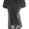 Esprit Rozmiar 40 Kolor Czarny Kwadratowy dekolt Tunika Popover Bluzka Krótki rękaw Materiał Bawełna 100%