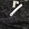 ASOS CURVE Rozmiar 18 (46) Kolor Czarny W łódkę Sukienka Prostokątna Krótki rękaw Midi Materiał Wiskoza