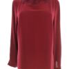 Warehouse Rozmiar 12 (38) Kolor Purpurowy Pół golf Bluzka Długi rękaw
