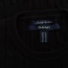 Gant Rozmiar XS Kolor Czarny Crew Neck Sweter Długi rękaw Materiał Bawełna Dzianina kablowa
