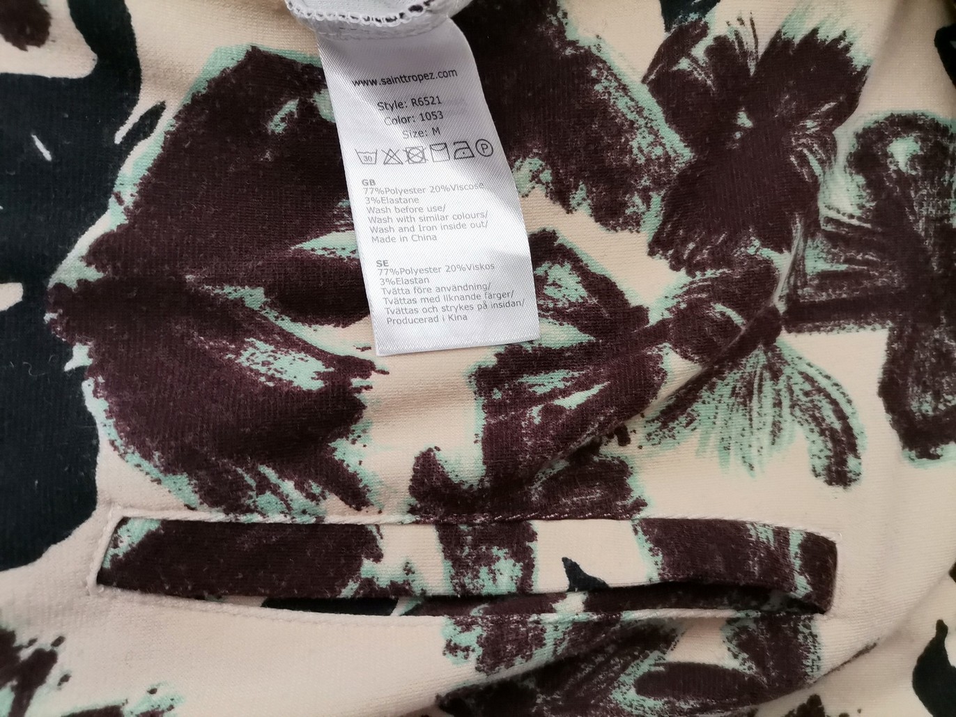 Saint tropez Rozmiar M Kolor Beżowy Okrągły dekolt Sukienka Prostokątna Rękaw 3/4 Do Kolan Saint tropez Rozmiar M Kolor Beżowy Okrągły dekolt Sukienka Prostokątna Rękaw 3/4 Do Kolan