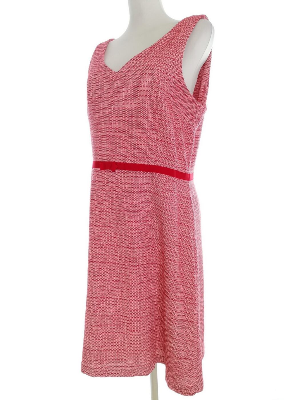 awear Rozmiar 16 (44) Kolor Czerwony W serek Sukienka Sheath Bezrękawnik Midi Materiał Bawełna awear Rozmiar 16 (44) Kolor Czerwony W serek Sukienka Sheath Bezrękawnik Midi Materiał Bawełna