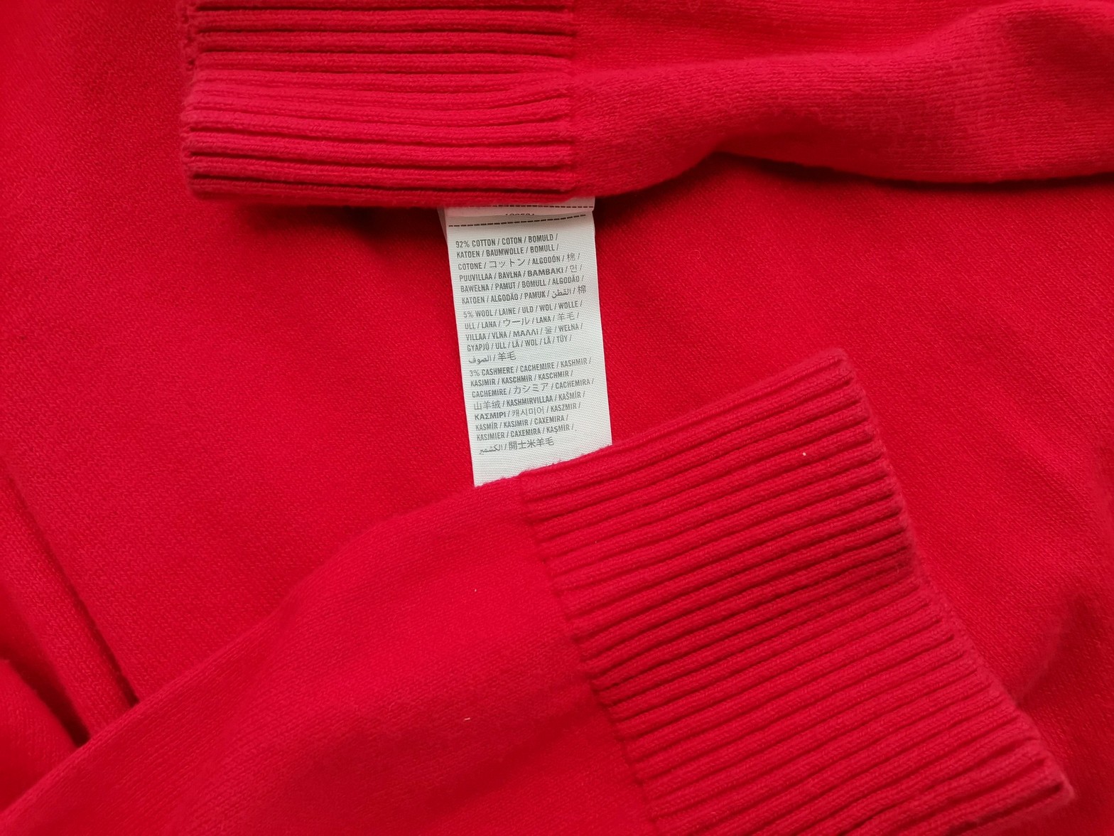 IMG_20211228_114109.jpg ABERCROMBIE & FITCH Rozmiar L Kolor Czerwony Męski Sweter Długi rękaw Materiał Bawełna
