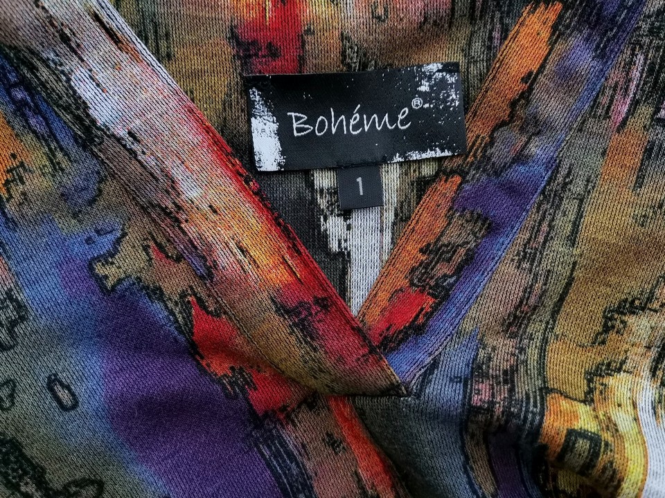 BOHEME Rozmiar 1 (36) Kolor Khaki Kołnierz Sukienka Mini Długi rękaw Krótka BOHEME Rozmiar 1 (36) Kolor Khaki Kołnierz Sukienka Mini Długi rękaw Krótka