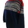 Vintage Rozmiar 42/44 Kolor Granatowy Pół golf Sweter Długi rękaw Cienka dzianina