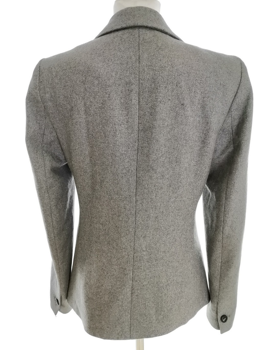 IMG_20220103_115701.jpg Maison scotch Rozmiar 1 (36) Kolor Szary W serek Żakiet z zapięciem Długi rękaw Materiał Wełna