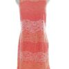 Vintage Rozmiar 34/36 Kolor Różowy Pół golf Sukienka Sheath Bezrękawnik Do Kolan