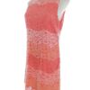 Vintage Rozmiar 34/36 Kolor Różowy Pół golf Sukienka Sheath Bezrękawnik Do Kolan