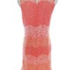 Vintage Rozmiar 34/36 Kolor Różowy Pół golf Sukienka Sheath Bezrękawnik Do Kolan