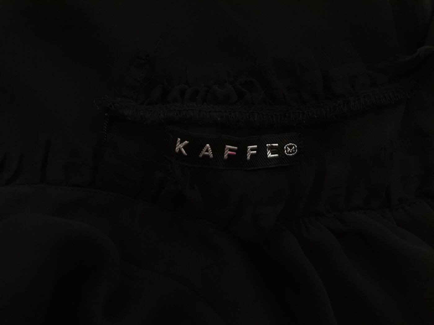 Kaffe Rozmiar M Kolor Czarny W łódkę Sukienka Maxi Krótki rękaw Długa Kaffe Rozmiar M Kolor Czarny W łódkę Sukienka Maxi Krótki rękaw Długa